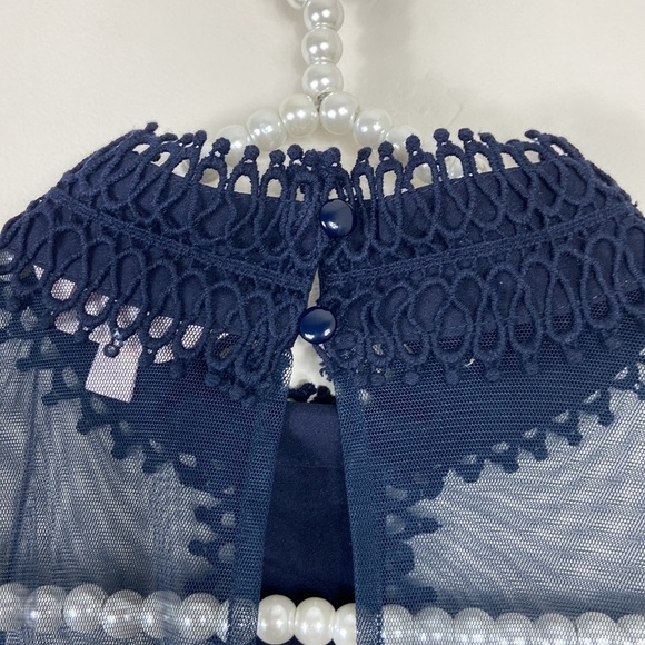 Nanette Lepore Blie Mesh Nomad Lace Sleeveless Midi Dress 8 NWT - Picture 9 of 11